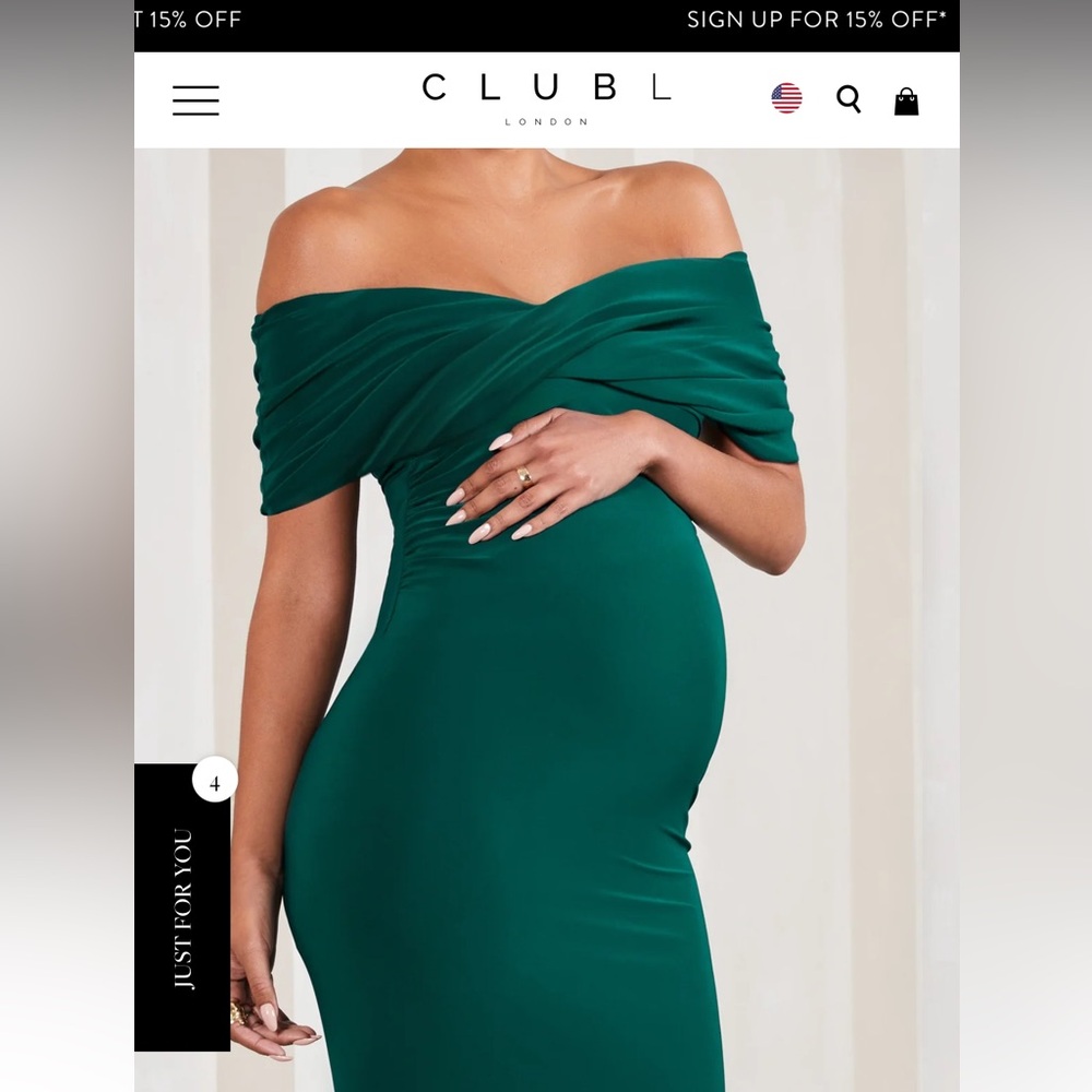 Club L maternity dress worn once